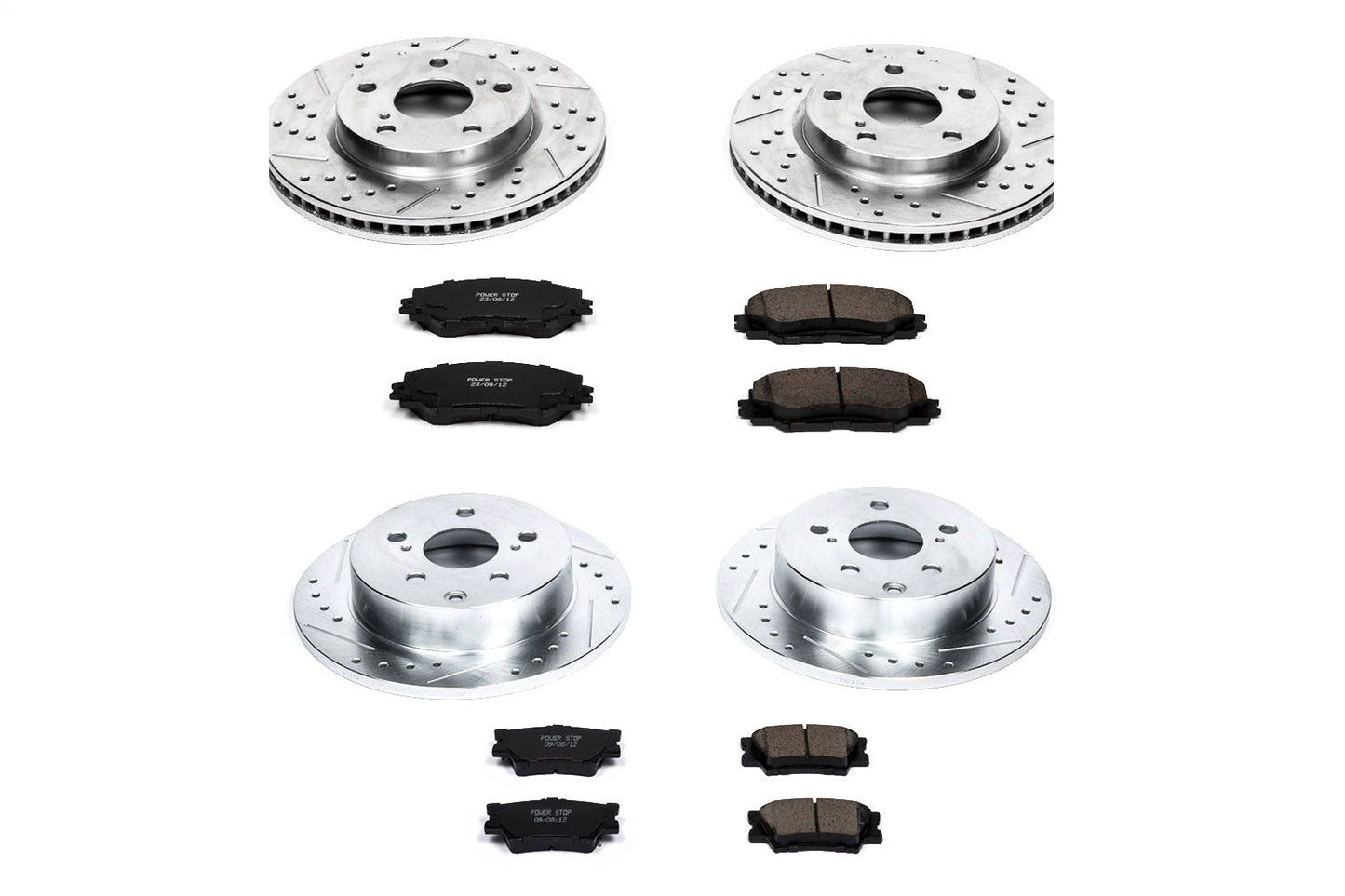 PowerStop Front & Rear Z23 Evolution Sport Brake Kit | Lexus HS250h (10-12) (K4100)