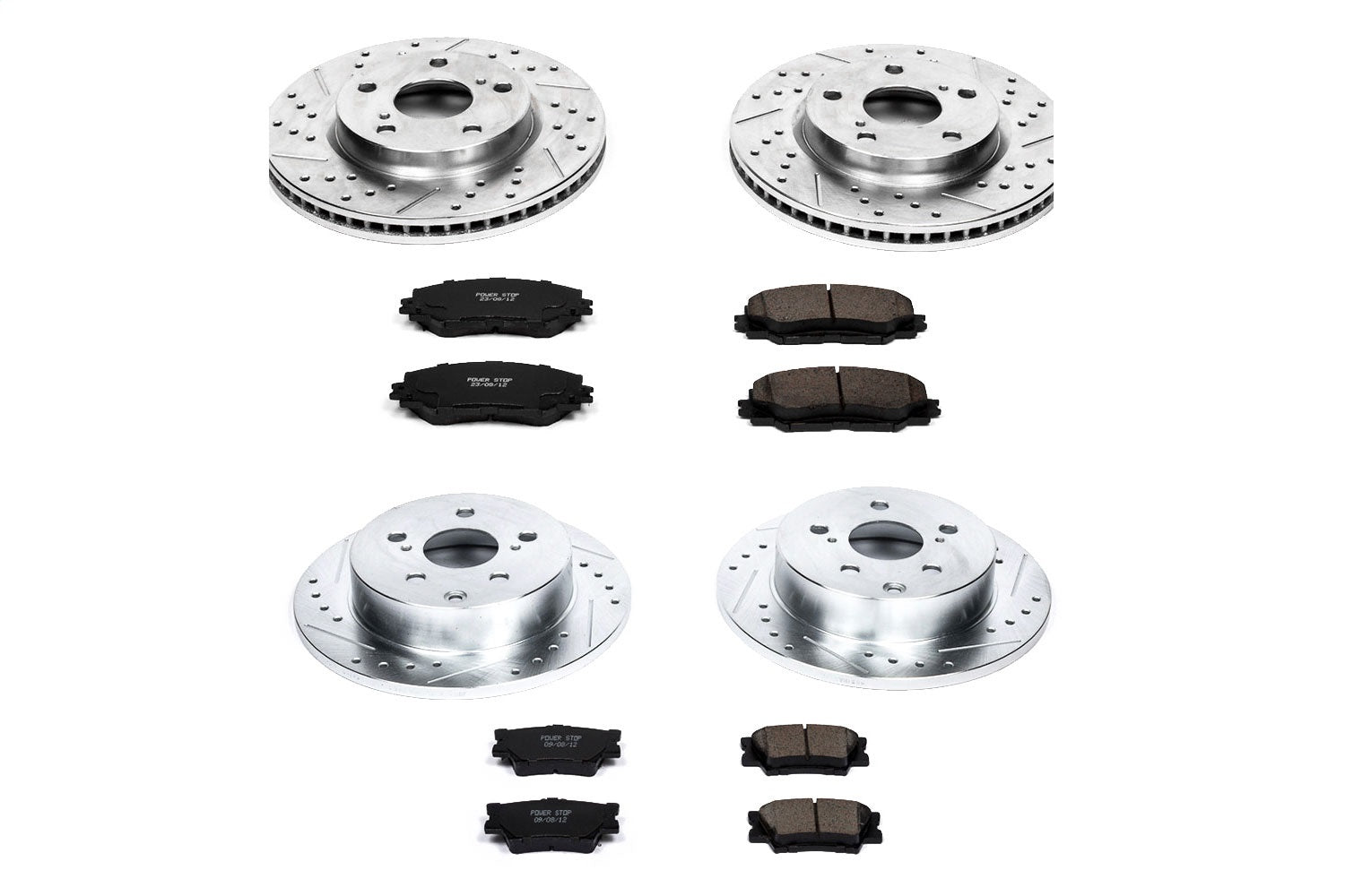 PowerStop Front & Rear Z23 Evolution Sport Brake Kit | Lexus HS250h (10-12) (K4100)