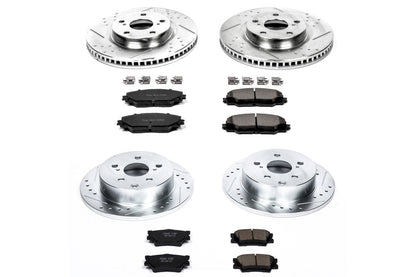 PowerStop Front & Rear Z23 Evolution Sport Brake Kit | Toyota RAV4 (06-18) (K4101)