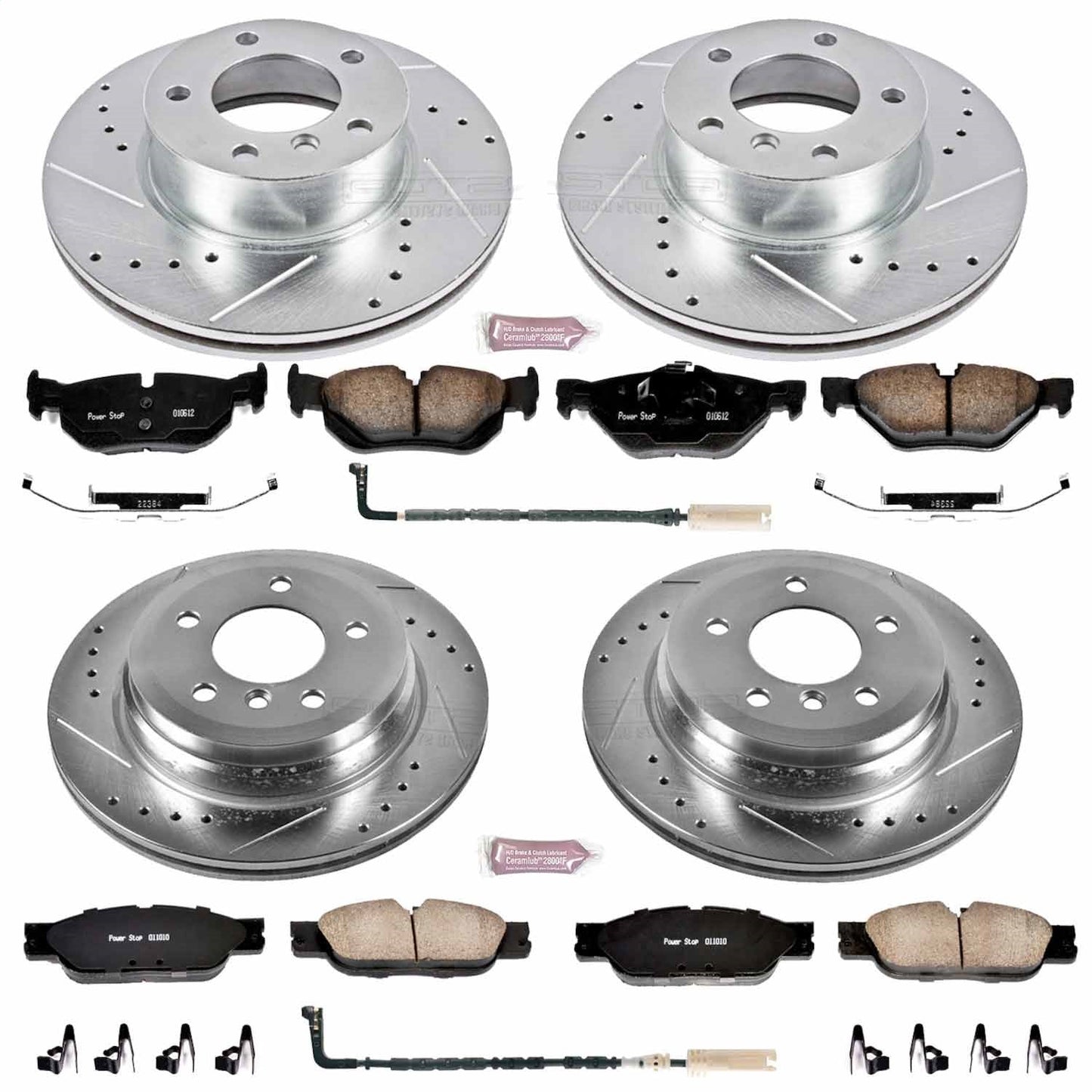 PowerStop Front & Rear Z23 Evolution Sport Brake Kit | BMW 328xi (07) (K4102)