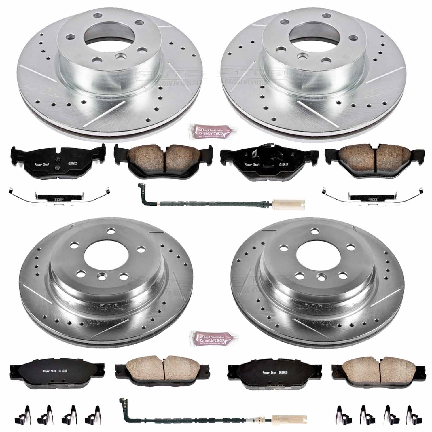 PowerStop Front & Rear Z23 Evolution Sport Brake Kit | BMW 328xi (07) (K4102)