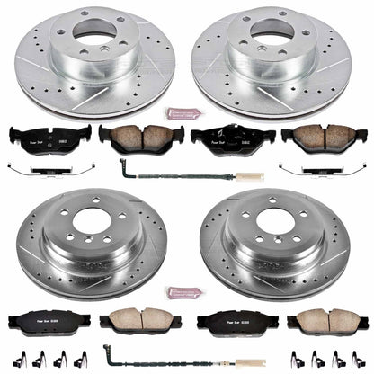 PowerStop Front & Rear Z23 Evolution Sport Brake Kit | BMW 328xi (07) (K4102)