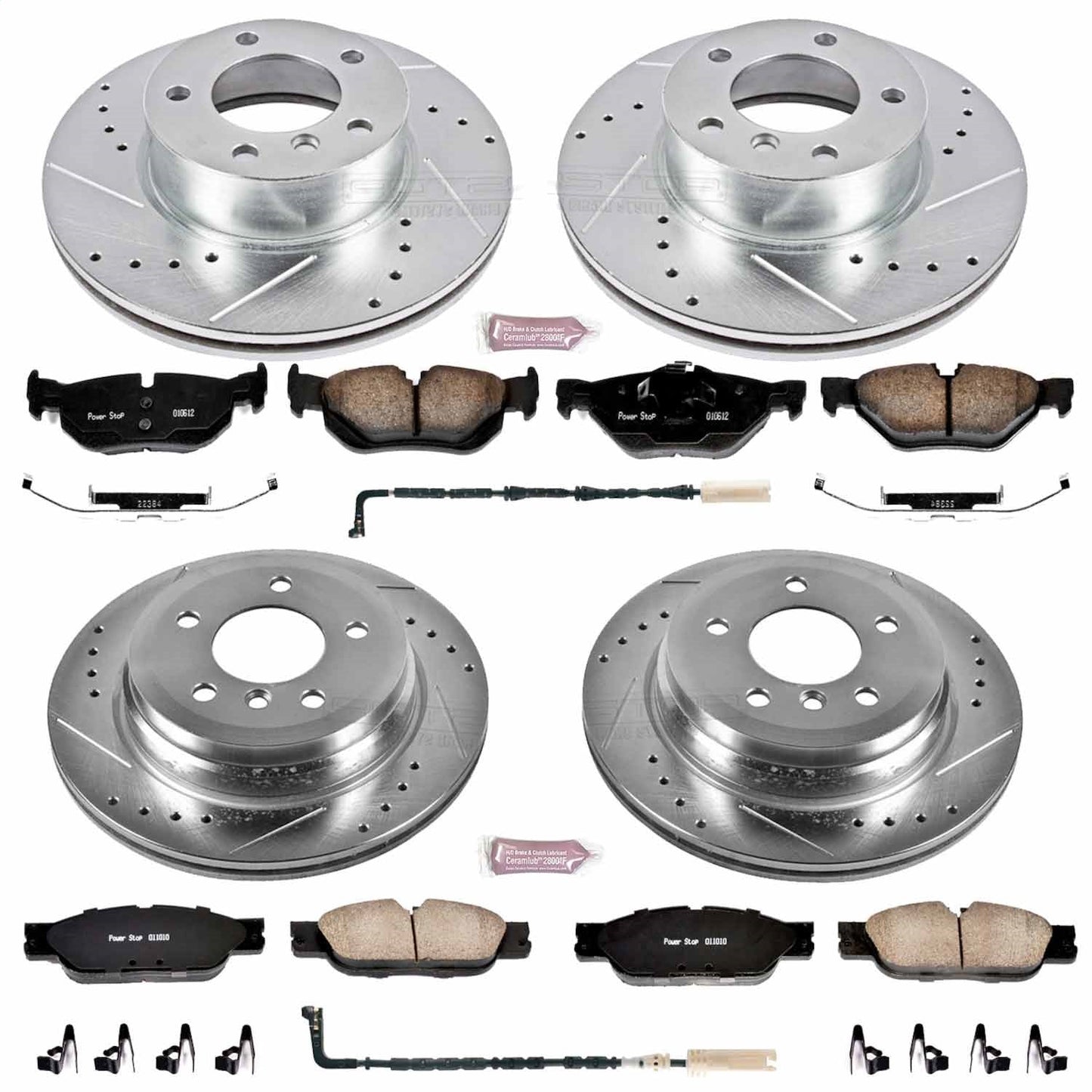 PowerStop Front & Rear Z23 Evolution Sport Brake Kit | BMW 328i (07) (K4103)