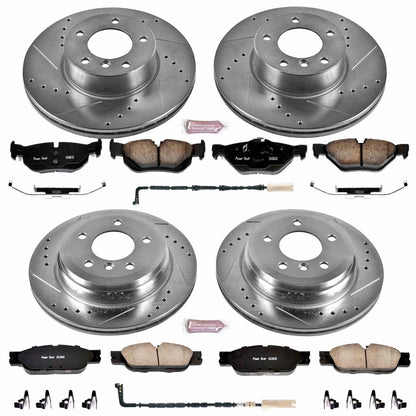 PowerStop Front & Rear Z23 Evolution Sport Brake Kit | BMW 328i (08-10) (K4104)