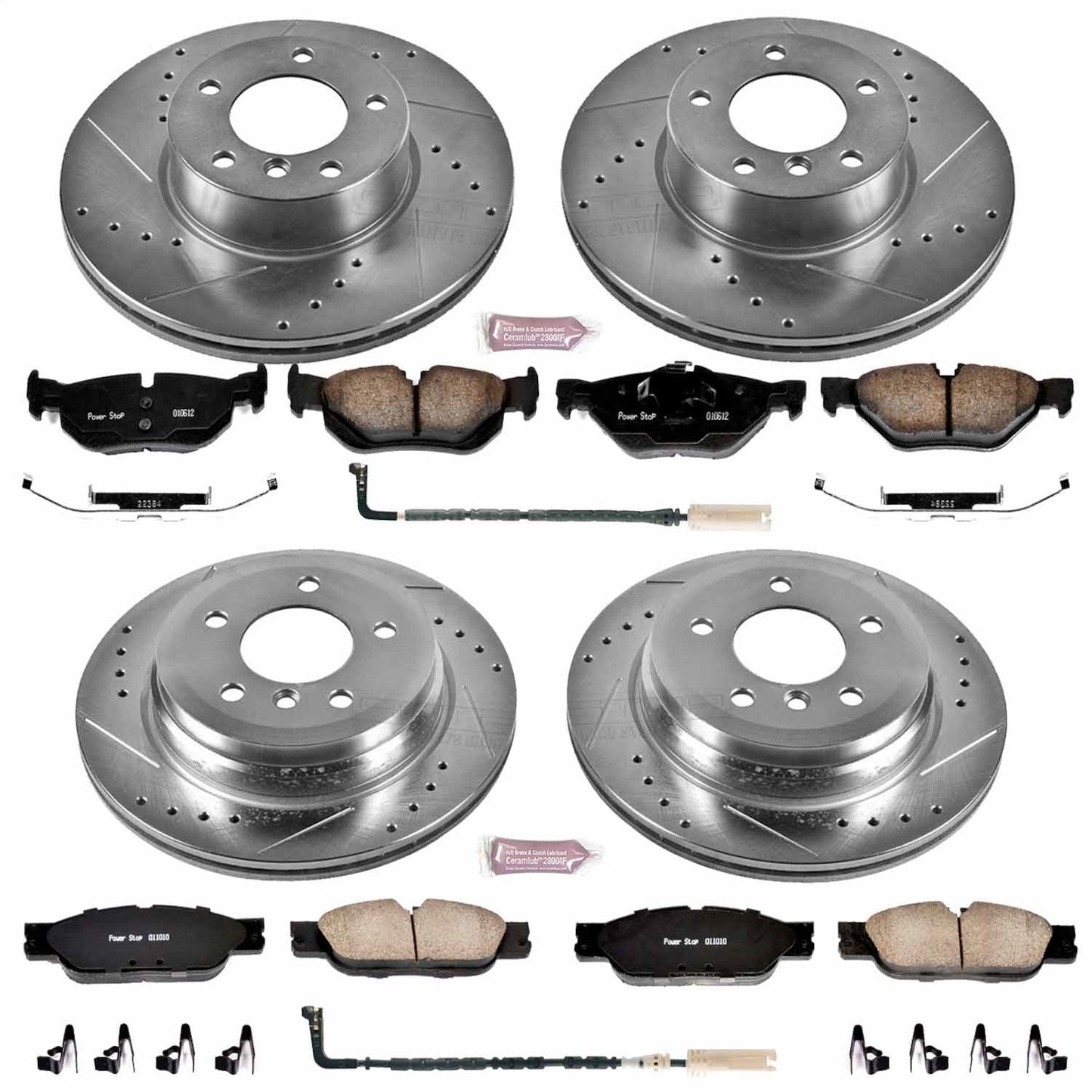 PowerStop Front & Rear Z23 Evolution Sport Brake Kit | BMW 328i xDrive (09-10) (K4105)