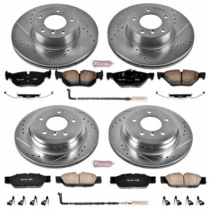 PowerStop Front & Rear Z23 Evolution Sport Brake Kit | BMW 328i xDrive (09-10) (K4105)