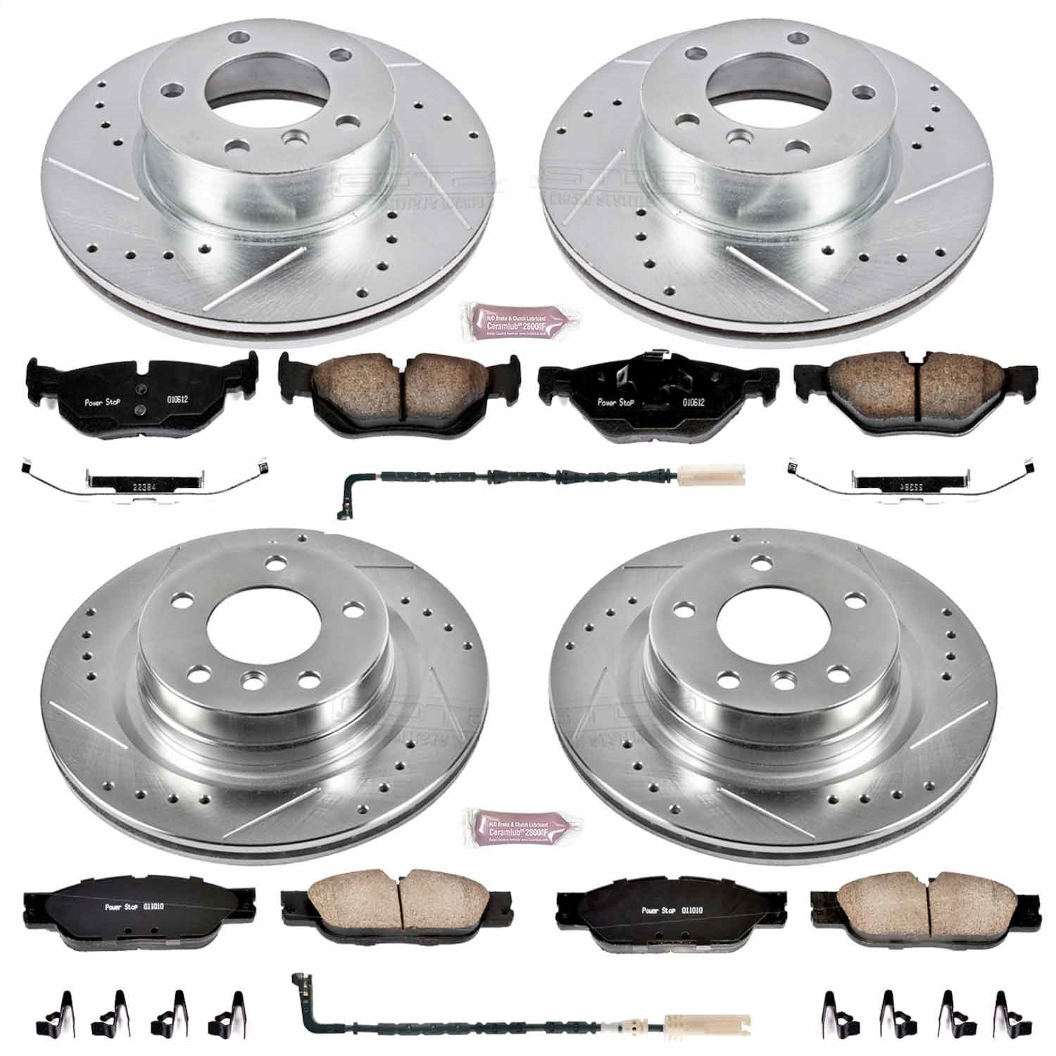 PowerStop Front & Rear Z23 Evolution Sport Brake Kit | BMW 328i (07) (K4106)