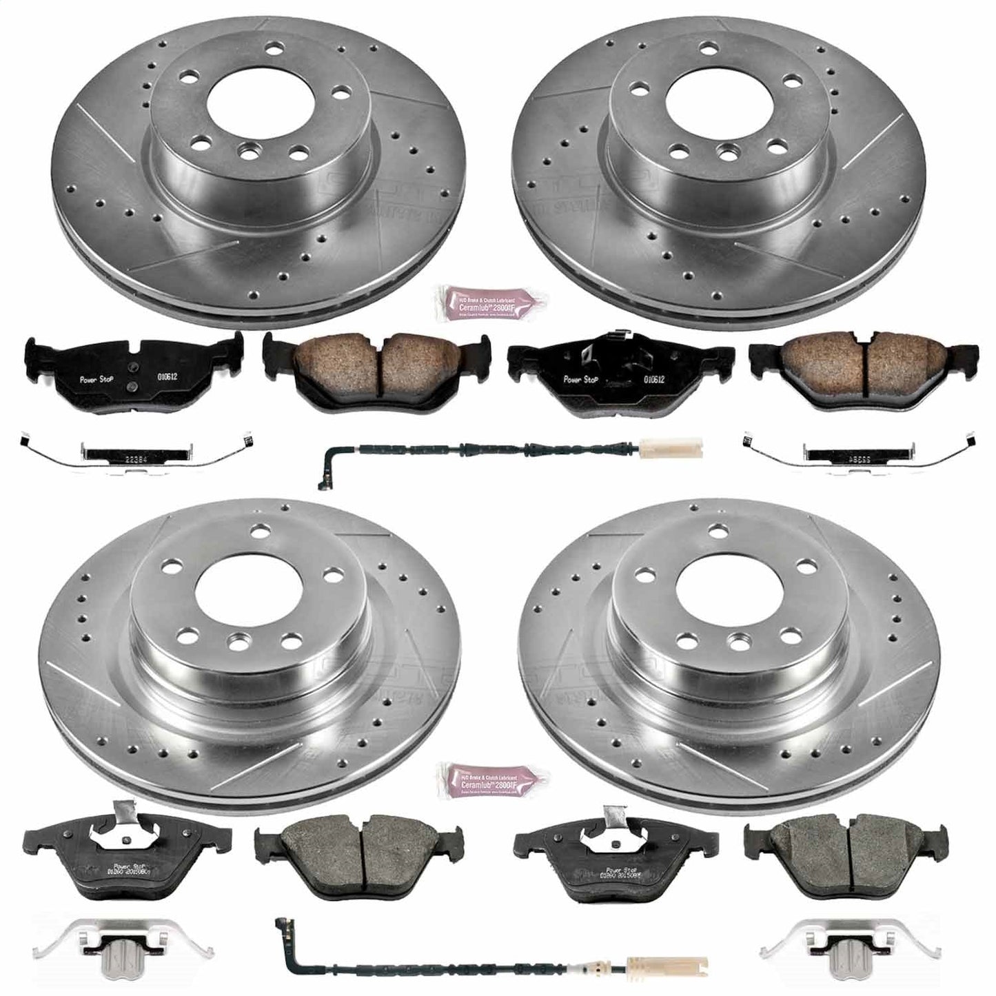 PowerStop Front & Rear Z23 Evolution Sport Brake Kit | BMW 328i (08-10) (K4107)