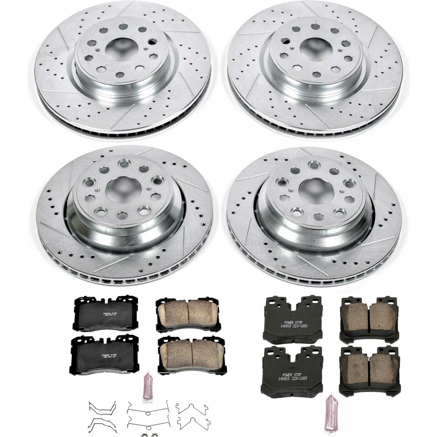PowerStop Front & Rear Z23 Evolution Sport Brake Kit | Lexus LS460 (07-09) (K4111)