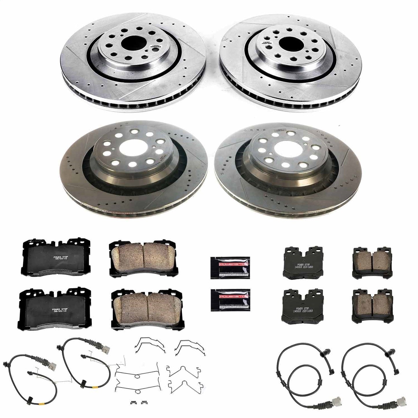 PowerStop Front & Rear Z23 Evolution Sport Brake Kit | Lexus LS460 (07-09) (K4112)