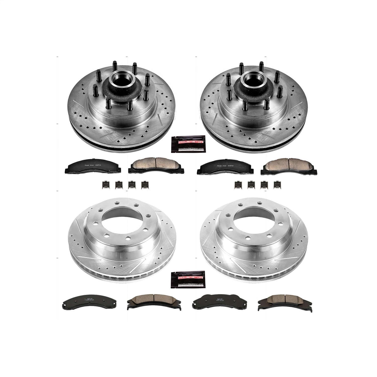 PowerStop Front & Rear Z23 Evolution Brake Kit | Ford E-150 (08-14) (K4131)