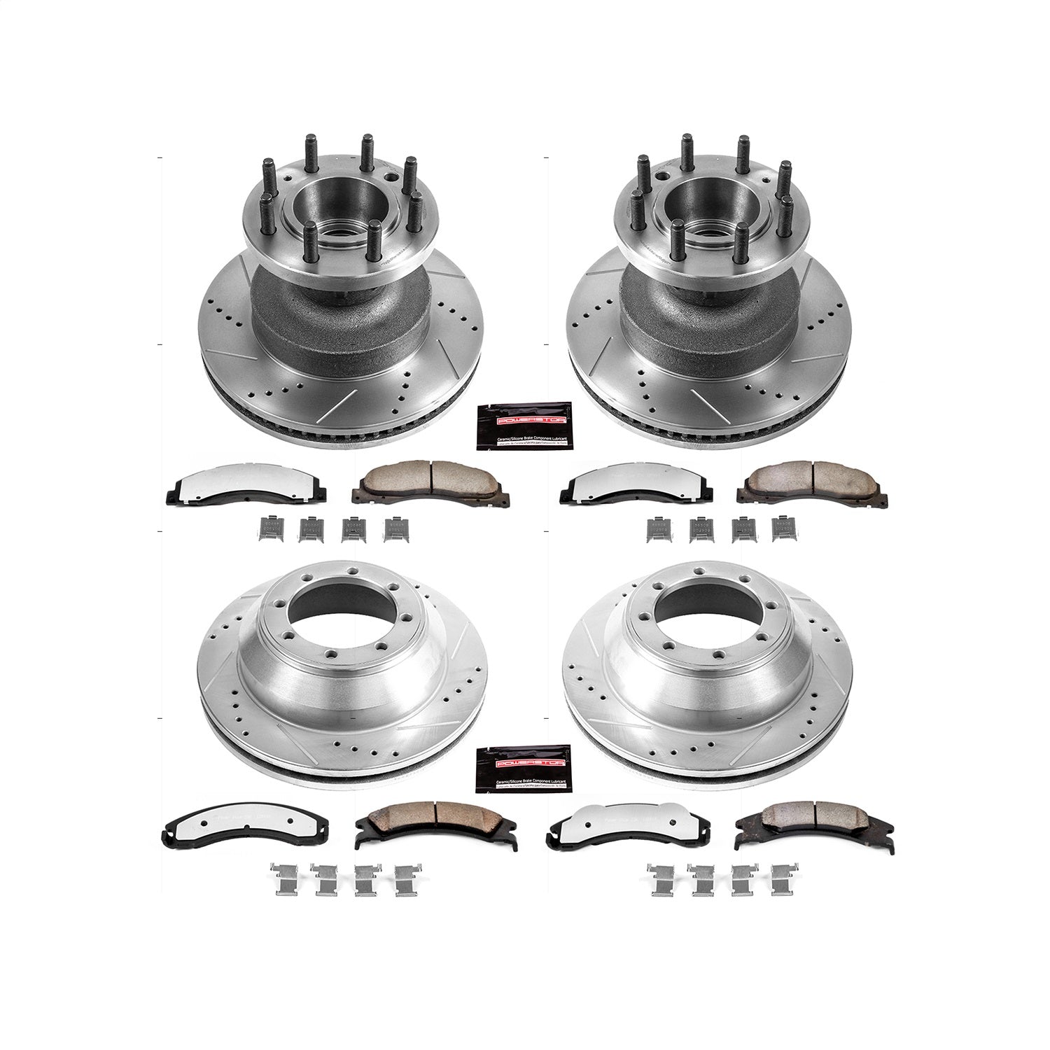 PowerStop Front & Rear Z36 Truck & Tow Brake Kit | Ford E-450 Super Duty (17-18) (K4132-36)