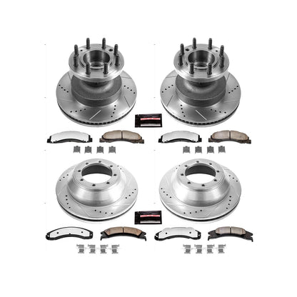 PowerStop Front & Rear Z36 Truck & Tow Brake Kit | Ford E-450 Super Duty (17-18) (K4132-36)