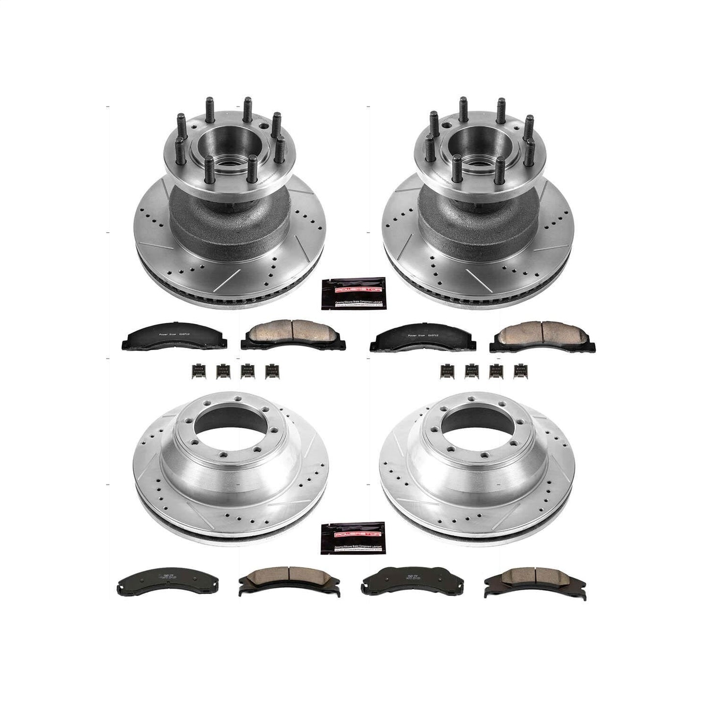 PowerStop Front & Rear Z23 Evolution Brake Kit | Ford E-450 Super Duty (17-18) (K4132)