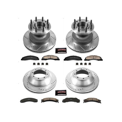PowerStop Front & Rear Z23 Evolution Brake Kit | Ford E-450 Super Duty (17-18) (K4132)