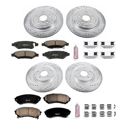 PowerStop Front & Rear Z23 Evolution Sport Brake Kit | Cadillac CTS (08-14) (K4135)