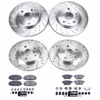 PowerStop Front & Rear Z23 Evolution Sport Brake Kit | Scion xB (08-15) (K4141)