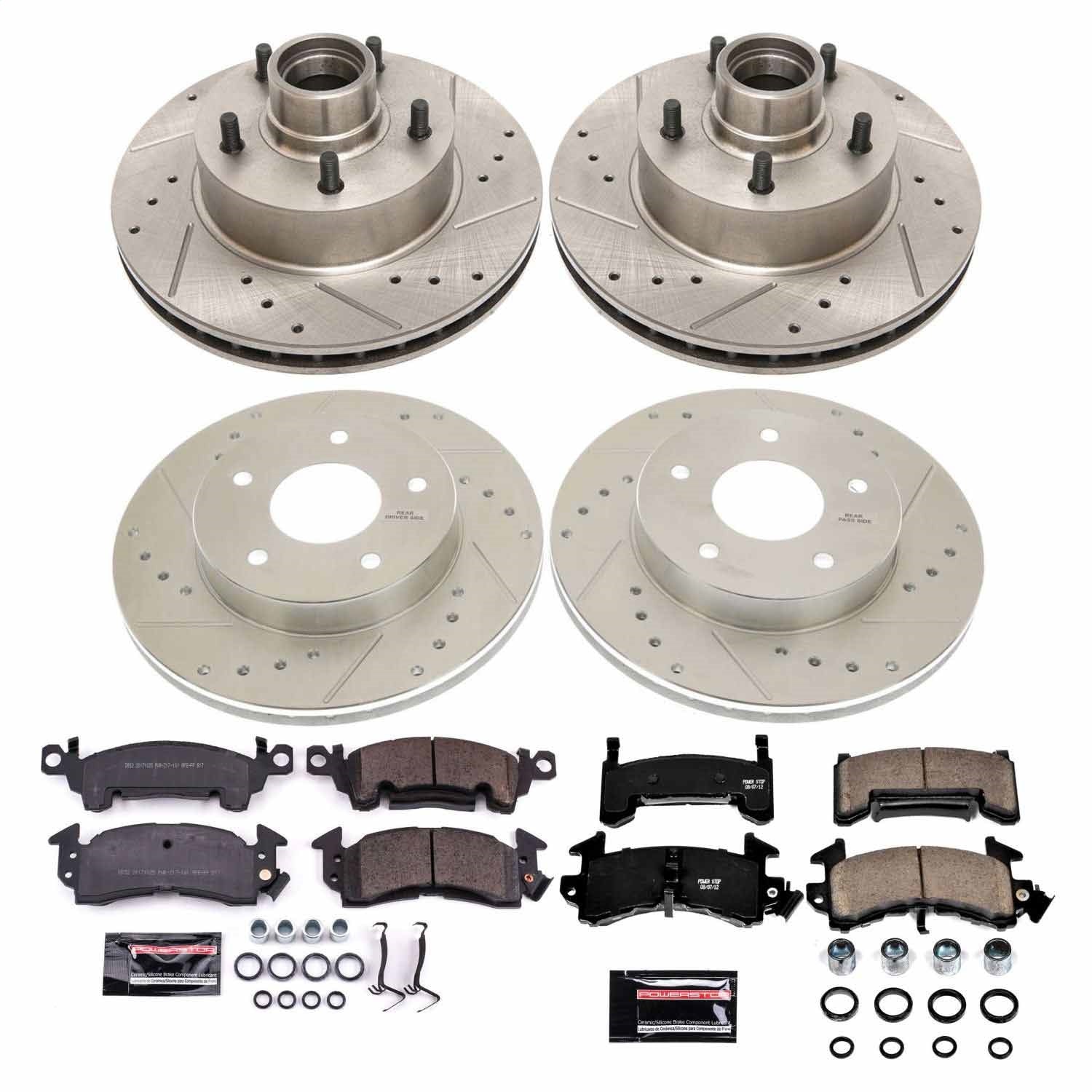 PowerStop Front & Rear Z23 Evolution Sport Brake Kit | Pontiac Firebird (79-81) (K4152)