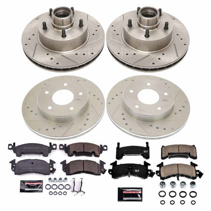 PowerStop Front & Rear Z23 Evolution Sport Brake Kit | Pontiac Firebird (79-81) (K4152)