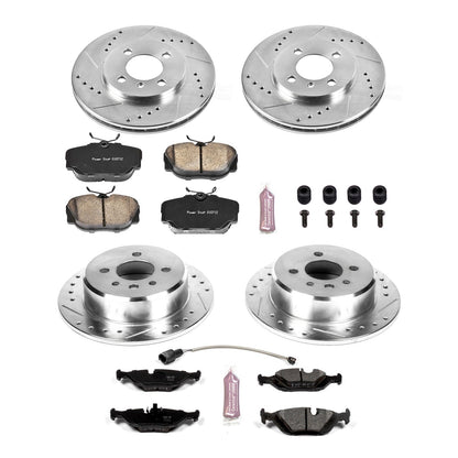 PowerStop Front & Rear Z23 Evolution Sport Brake Kit | BMW 318i (91-92) (K4167)