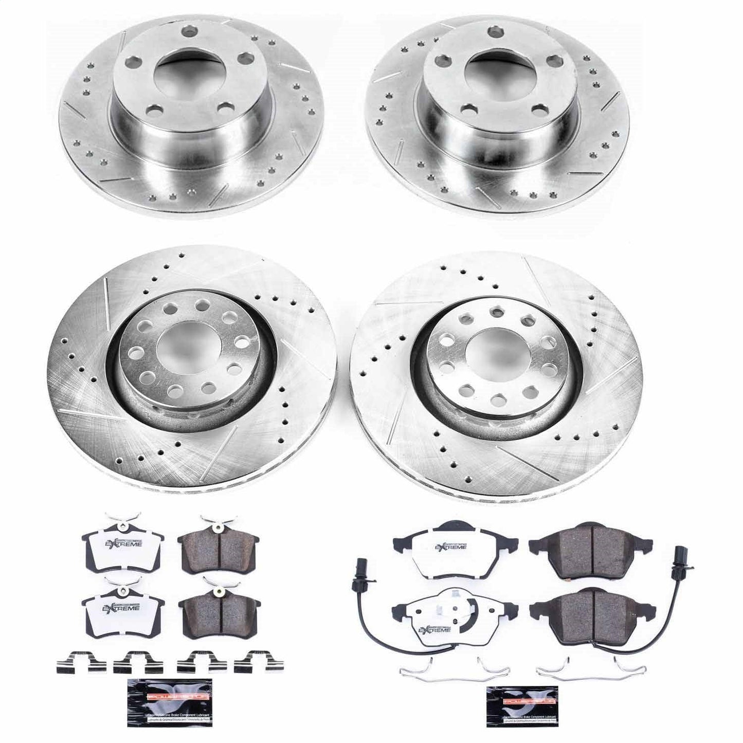 PowerStop Front & Rear Z26 Street Warrior Brake Kit | Audi A6 Quattro (99-04) (K4197-26)