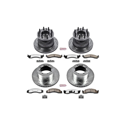 PowerStop Front and Rear Z36 Truck & Tow Brake Kit | Ford E-450 Super Duty (03-07) (K4233-36)