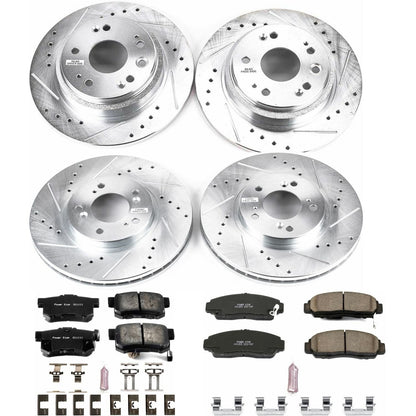 PowerStop Front & Rear Z23 Evolution Sport Brake Kit | Acura RL (02-04) (K4271)
