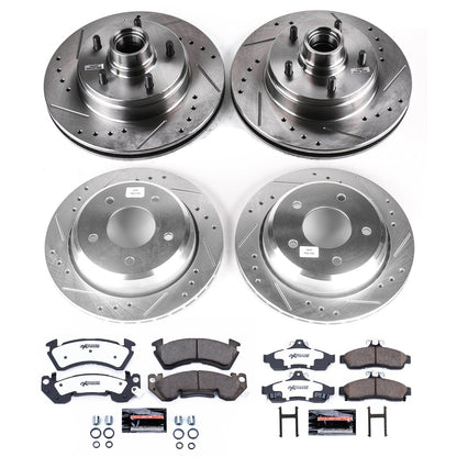 PowerStop Front & Rear Z23 Evolution Sport Brake Kit | Chevrolet Impala (94-96) (K4338)
