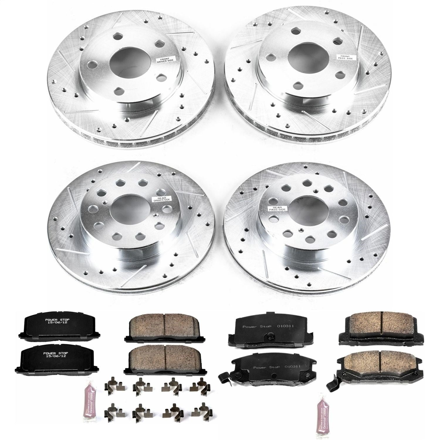 PowerStop Front & Rear Z23 Evolution Sport Brake Kit | Toyota MR2 (91-95) (K4342)