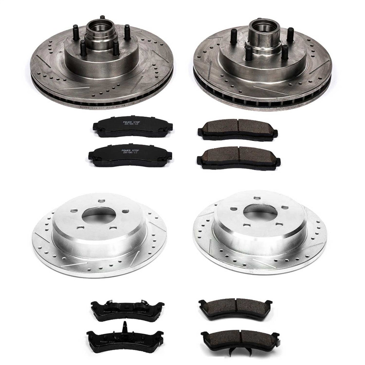 PowerStop Front & Rear Z23 Evolution Sport Brake Kit | Ford Explorer (01-02) (K4356)