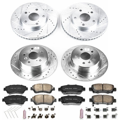 PowerStop Front & Rear Z23 Evolution Sport Brake Kit | Toyota Avalon (95-97) (K4359)