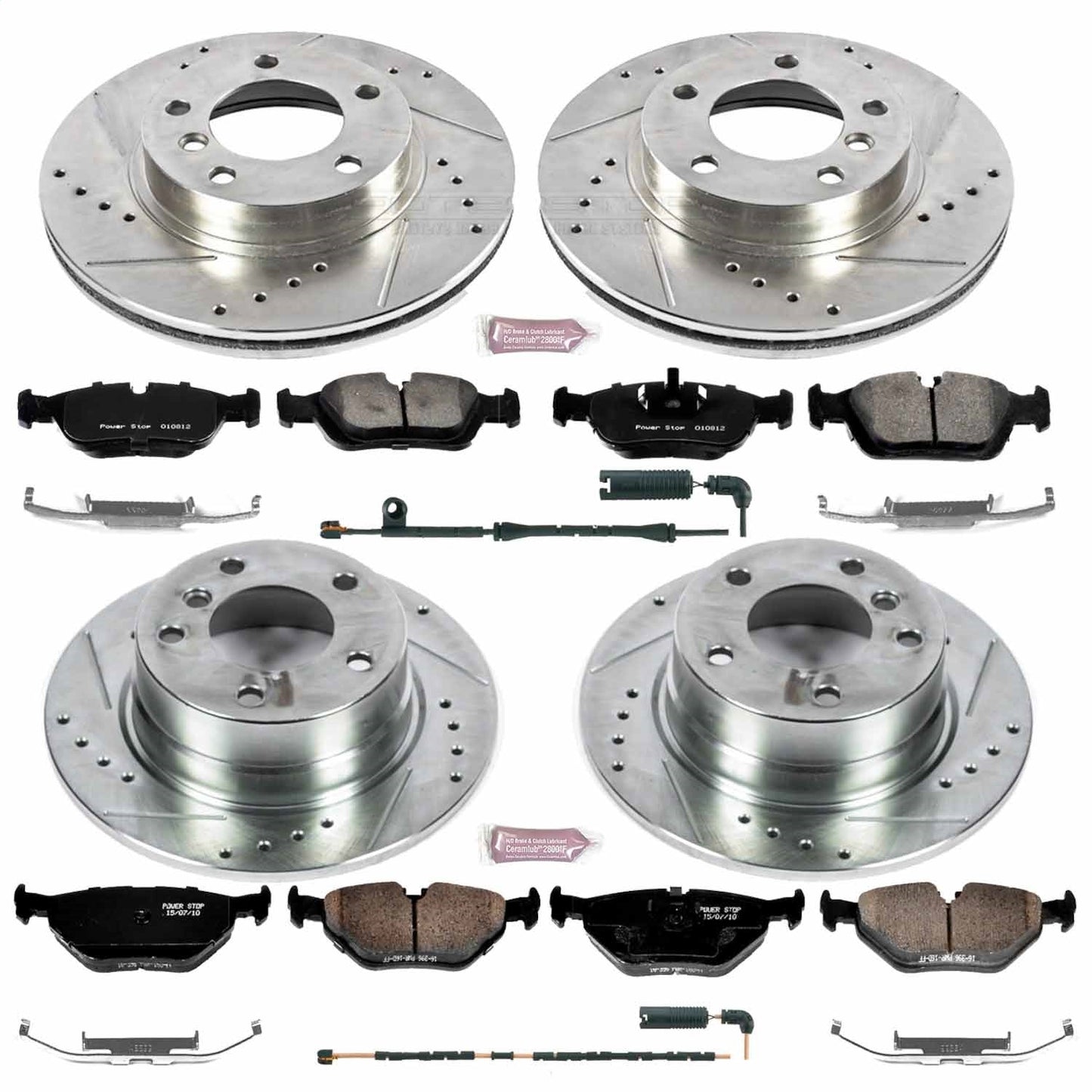 PowerStop Z23 Evolution Sport Front & Rear Brake Kit | BMW Z4 (03-05) (K4371)