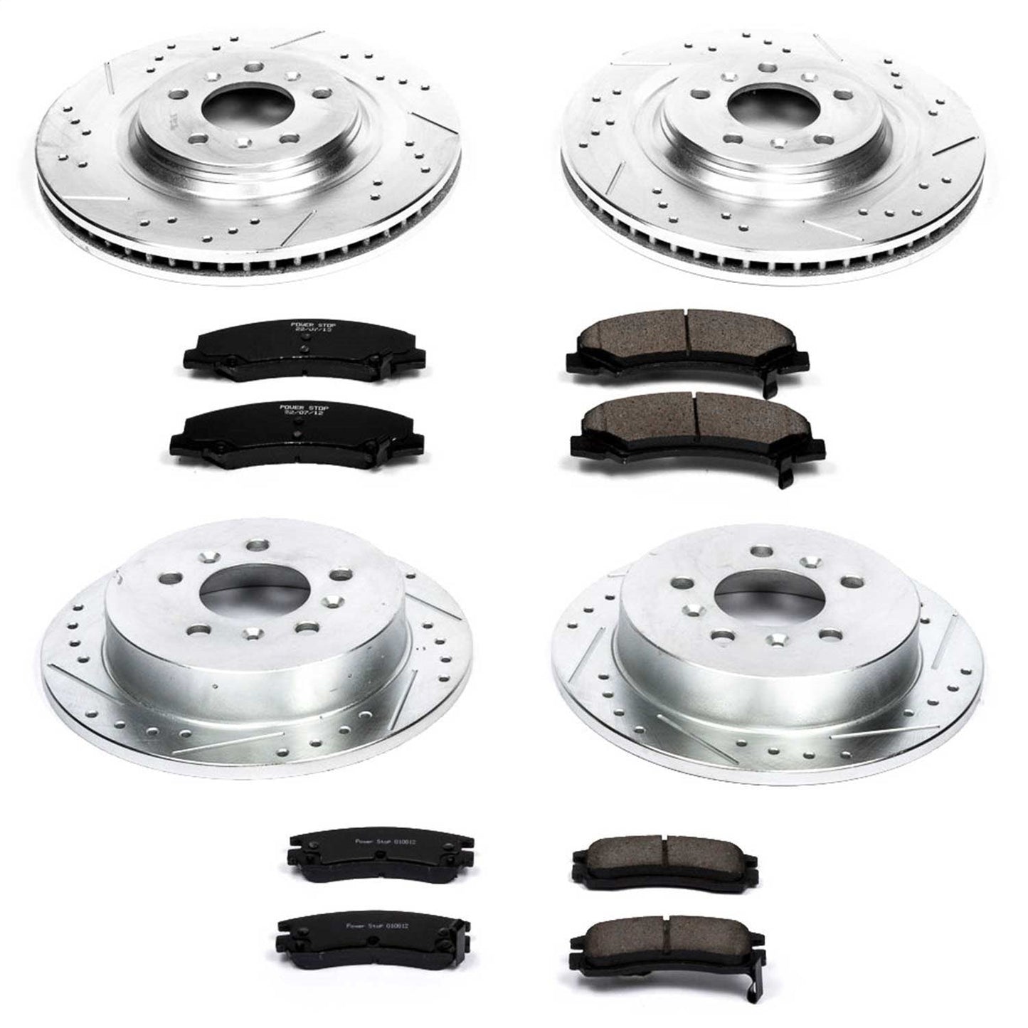 PowerStop Front & Rear Z23 Evolution Sport Brake Kit | Buick Allure (08-09) (K4377)