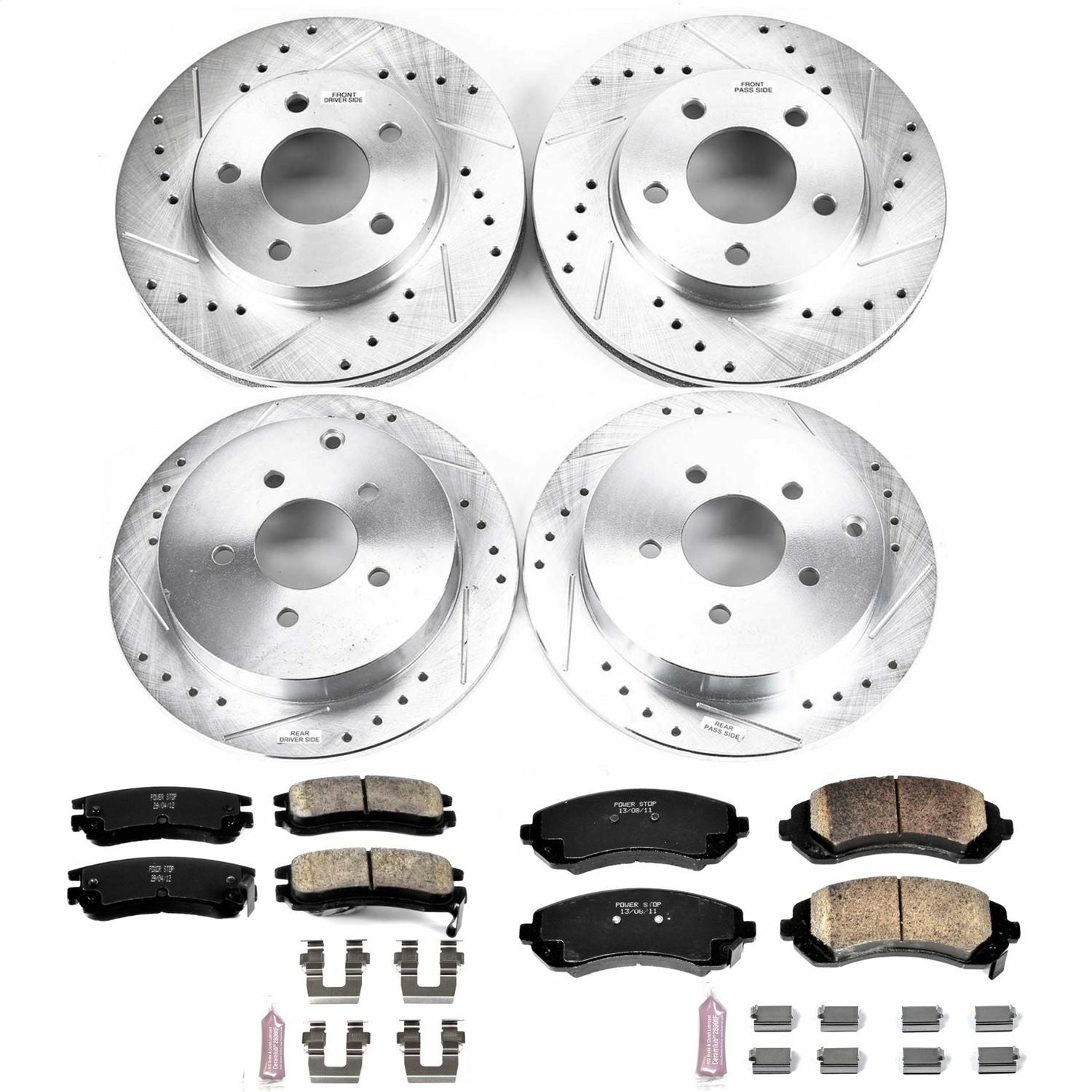 PowerStop Front & Rear Z23 Evolution Sport Brake Kit | Buick Rendezvous (02-07) (K4382)