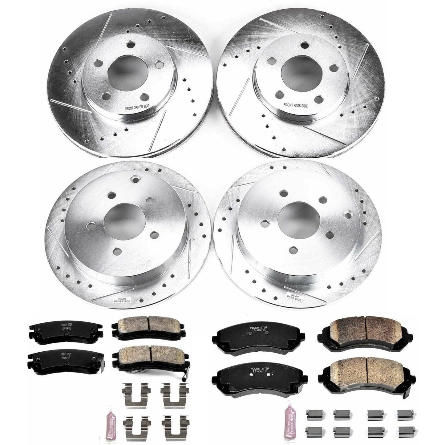PowerStop Z23 Evolution Sport Front & Rear Brake Kit | Buick Rendezvous (02-06) (K4383)