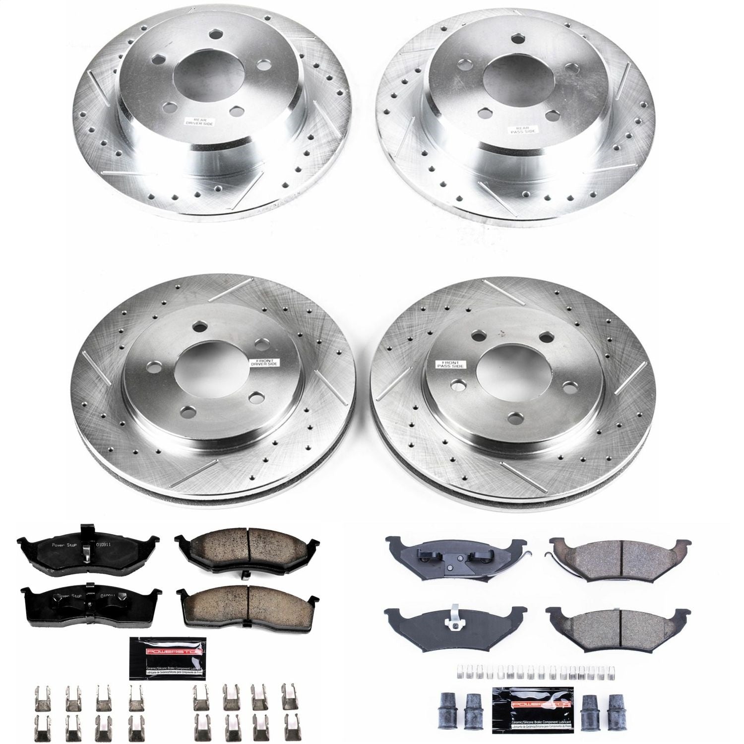 PowerStop Front & Rear Z23 Evolution Sport Brake Kit | Chrysler Town & Country (97-99) (K4394)