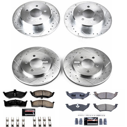 PowerStop Front & Rear Z23 Evolution Sport Brake Kit | Chrysler Town & Country (97-99) (K4394)