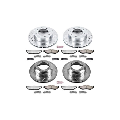 PowerStop Front & Rear Z36 Truck & Tow Brake Kit | Ford F-550 Super Duty (99-04) (K4416-36)