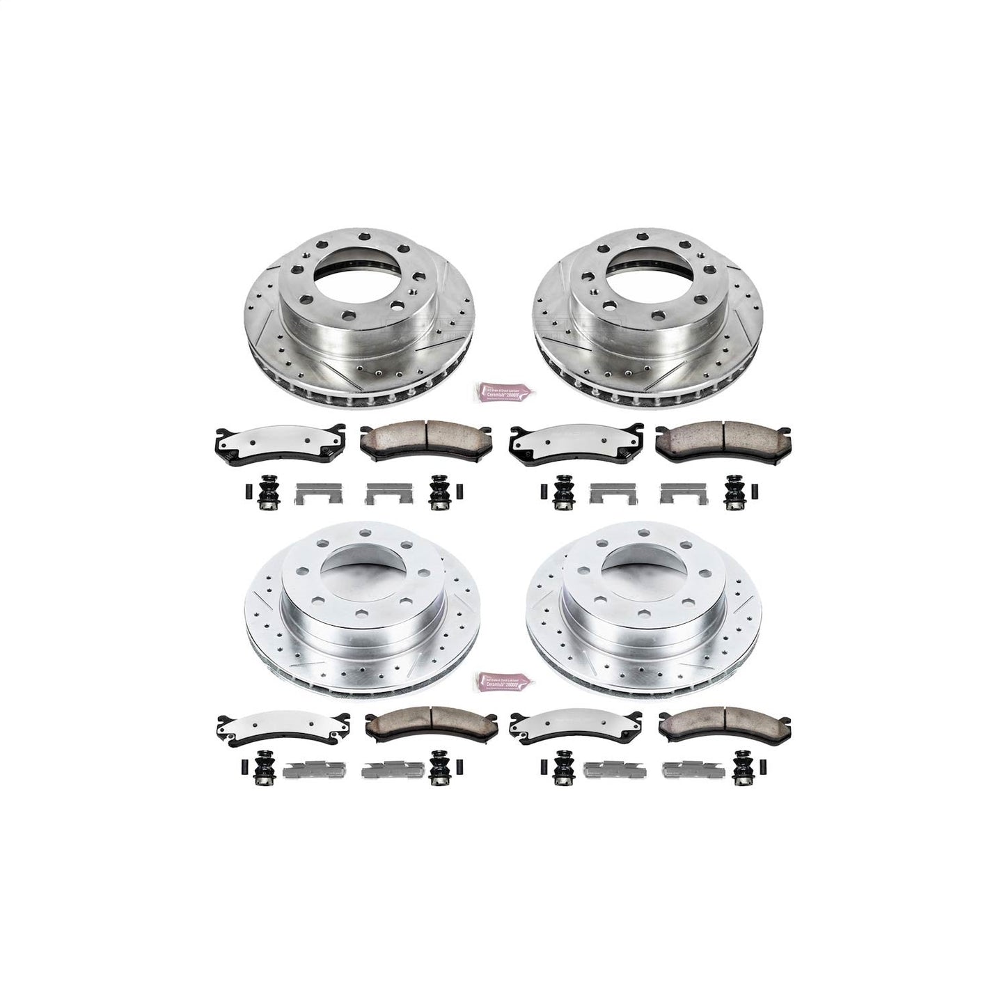 PowerStop Front & Rear Z36 Truck & Tow Brake Kit | Chevrolet Silverado 1500 HD (03) (K4426-36)