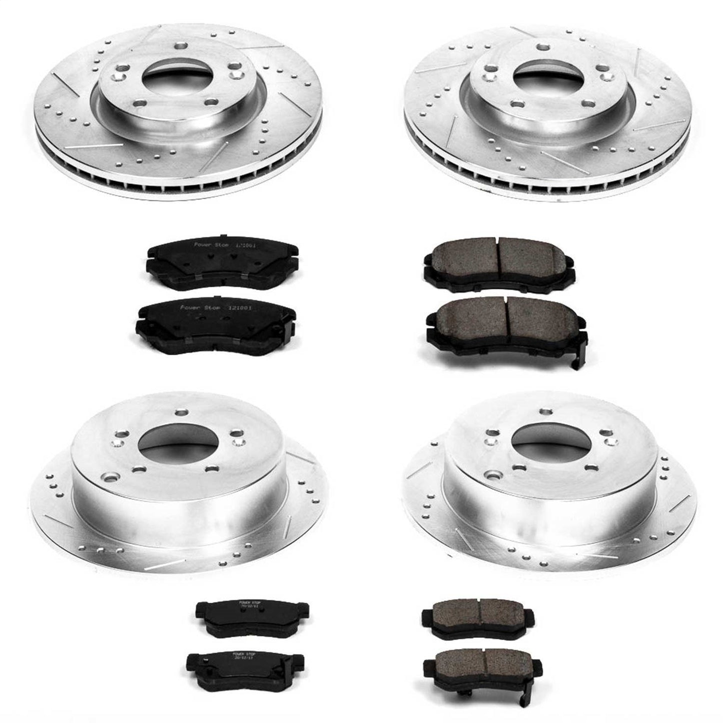 PowerStop Front & Rear Z23 Evolution Sport Brake Kit | Hyundai Tucson (05-09) (K4448)