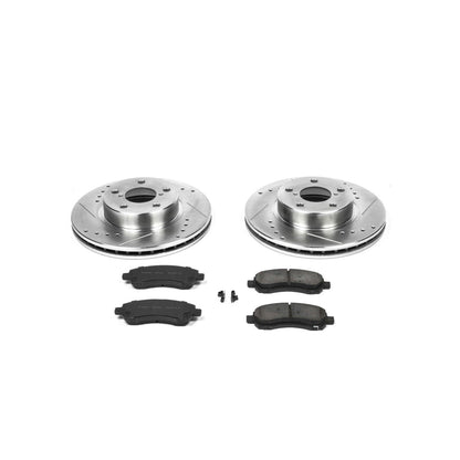 PowerStop Front Z23 Evolution Sport Brake Kit | Subaru Impreza (97-01) (K445)