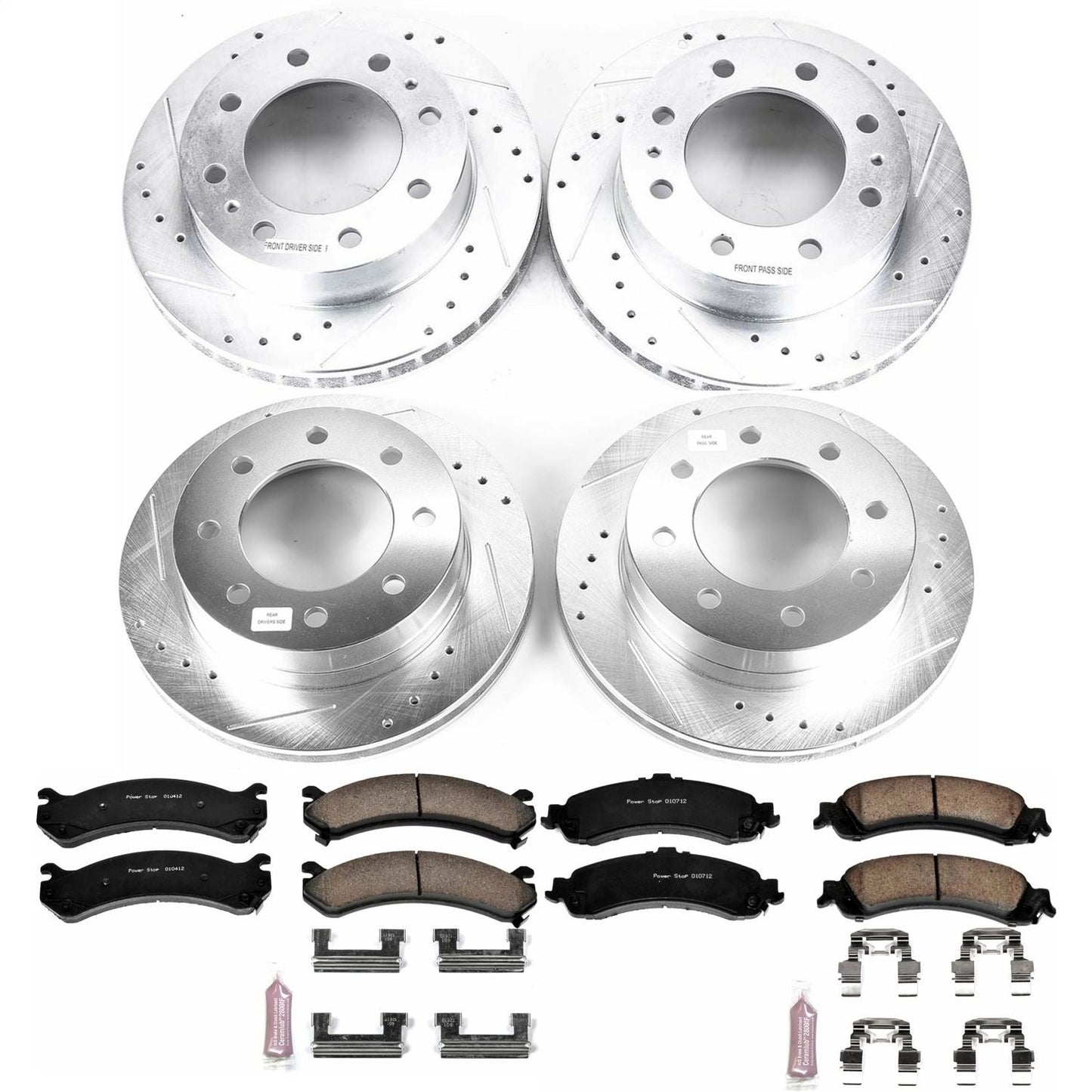 PowerStop Front & Rear Z23 Evolution Sport Brake Kit | Chevrolet Silverado 1500 HD 2005 (K4454)