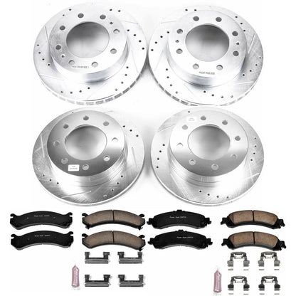 PowerStop Front & Rear Z23 Evolution Sport Brake Kit | Chevrolet Silverado 1500 HD 2005 (K4454)