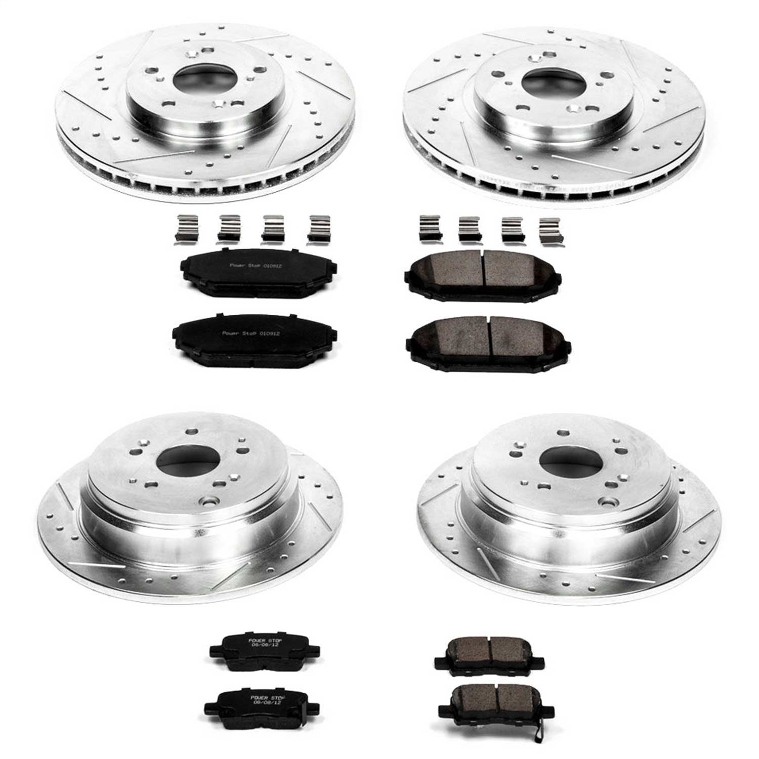 PowerStop Front & Rear Z23 Evolution Sport Brake Kit | Honda Odyssey (02-04) (K4459)
