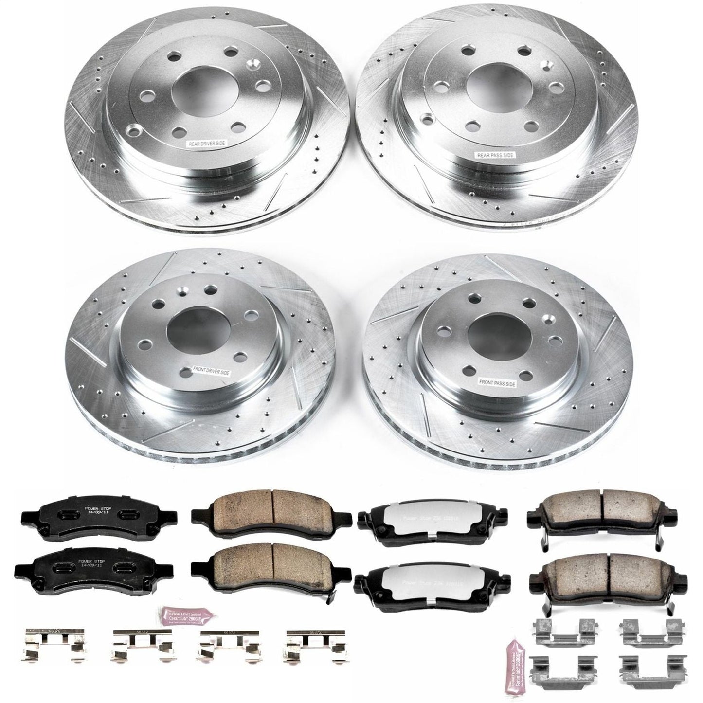 PowerStop Front & Rear Z36 Truck & Tow Brake Kit | Buick Enclave (08-17) (K4466-36)