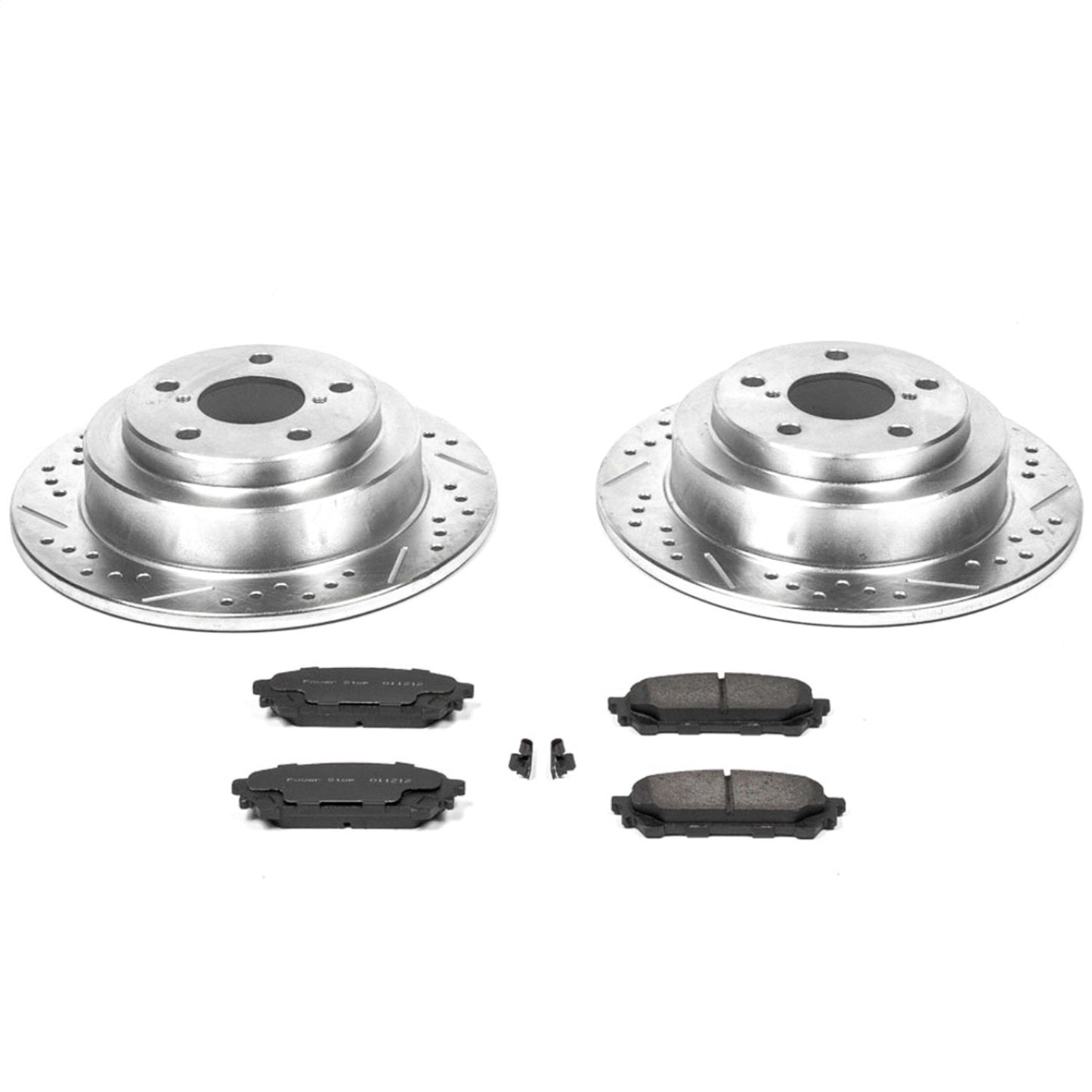 PowerStop Rear Z23 Evolution Sport Brake Kit | Saab 9-2X (05-06) (K447)
