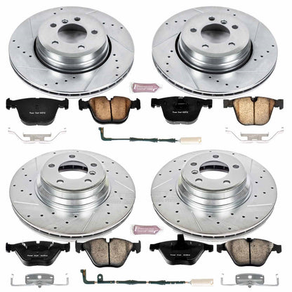 PowerStop Front & Rear Z23 Evolution Sport Brake Kit | BMW 750i (06-08) (K4479)