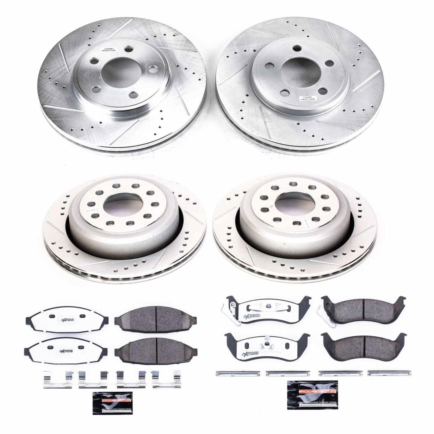 PowerStop Front & Rear Z26 Street Warrior Brake Kit | Lincoln Town Car (03-11) (K4486-26)