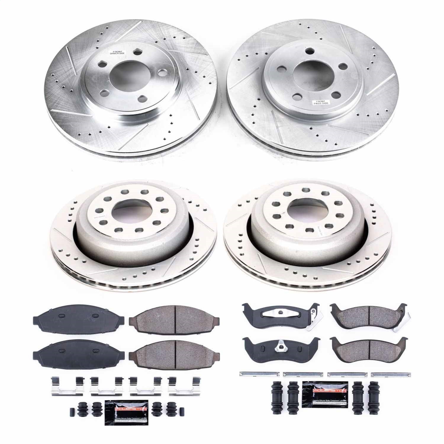 PowerStop Front & Rear Z23 Evolution Sport Brake Kit | Lincoln Town Car (03-11) (K4486)