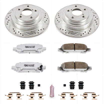 PowerStop Rear Z26 Street Warrior Brake Kit | Subaru Forester (98-03) (K449-26)
